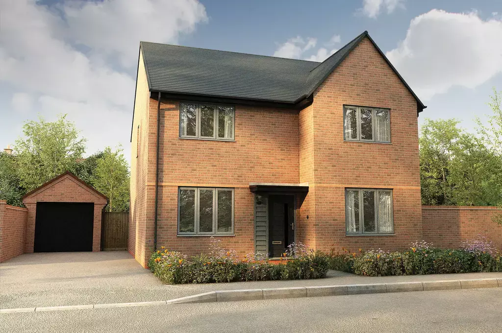 Exterior Verwood Four Bedroom New Build