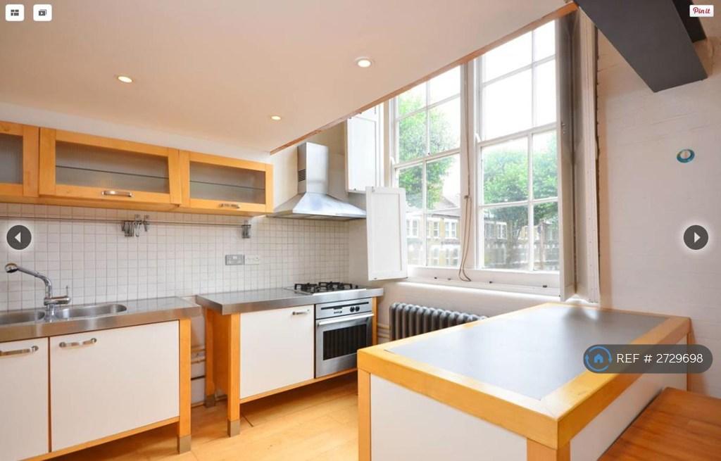Equipped Kitchen Overlooks Entrance Gates