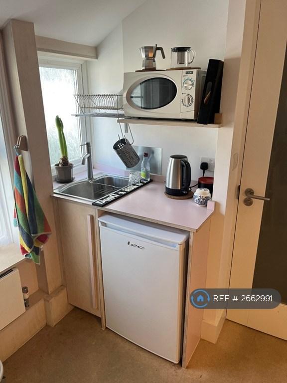 Kitchen Sink, Fridge, Microwave