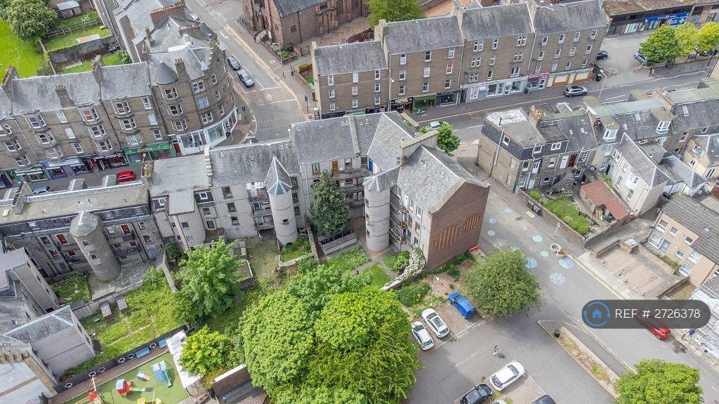Aerial View Of Flat Building