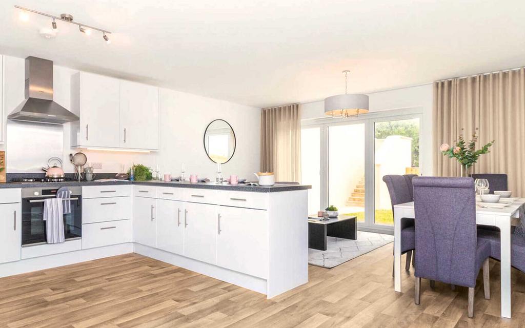 Kitchen/Dining/Family Room