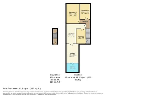 3 bedroom flat for sale, Station Lane, Birtley, Chester Le Street, Tyne and Wear, DH3 1DE