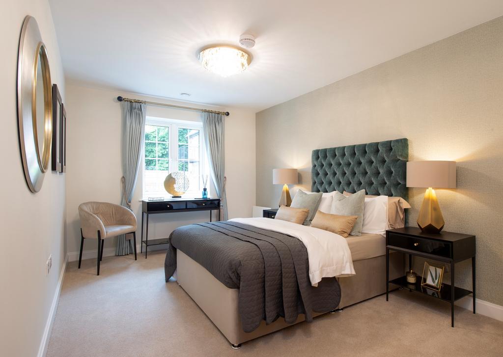 Show home master bedroom