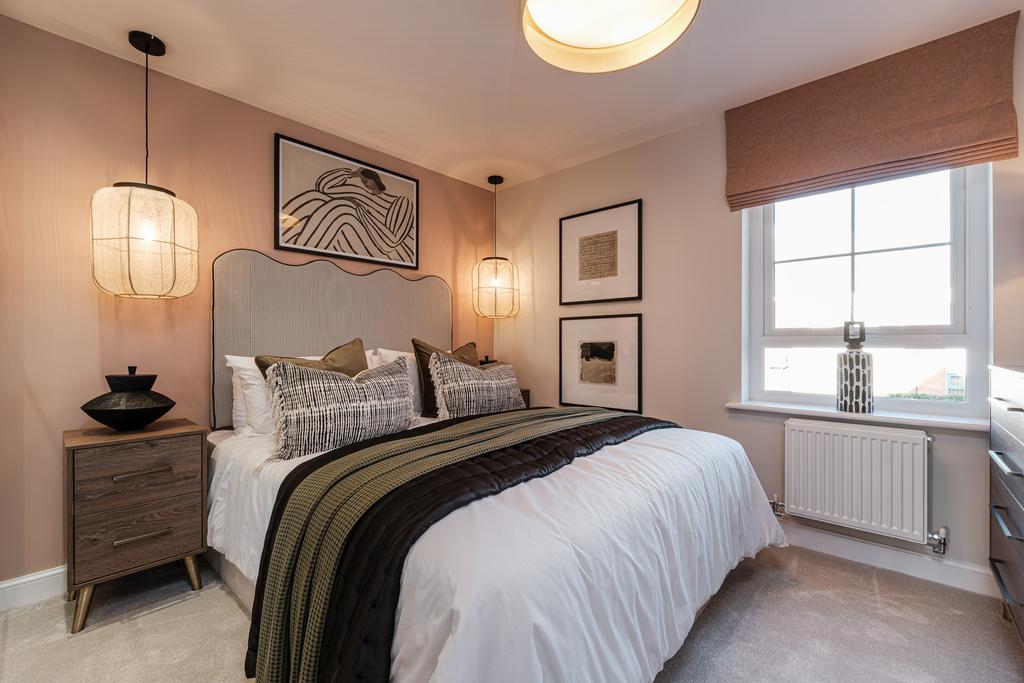 Interior view of bedroom 1 in our Moresby home