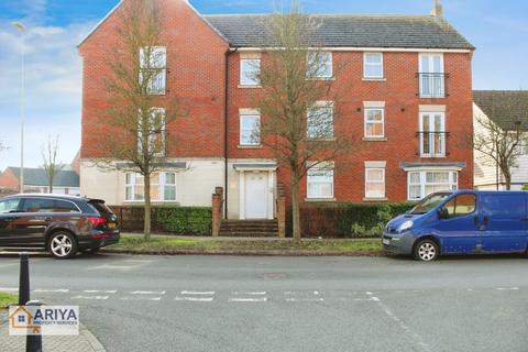 2 bedroom flat to rent, Brompton Road, Hamilton, Leicester LE5