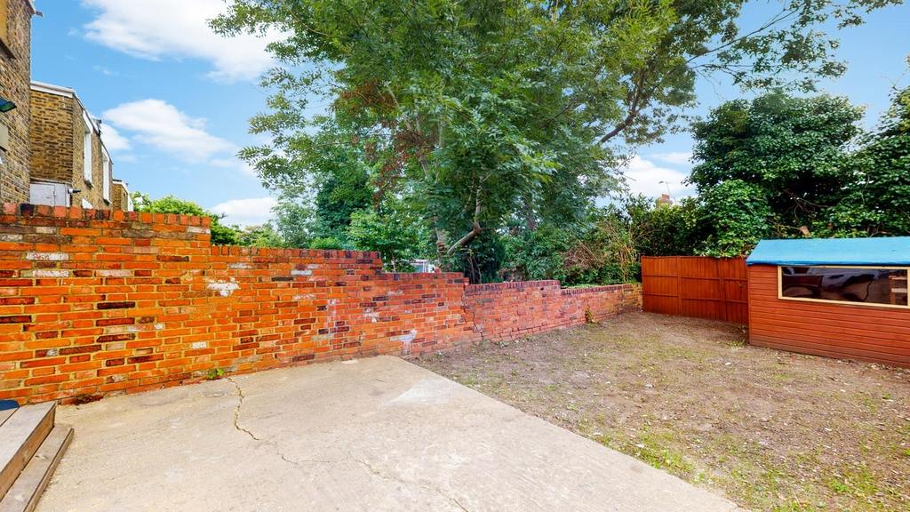 Private south facing rear garden