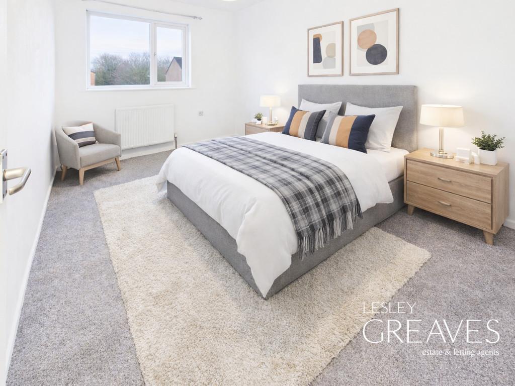 Bedroom Two Virtually Staged