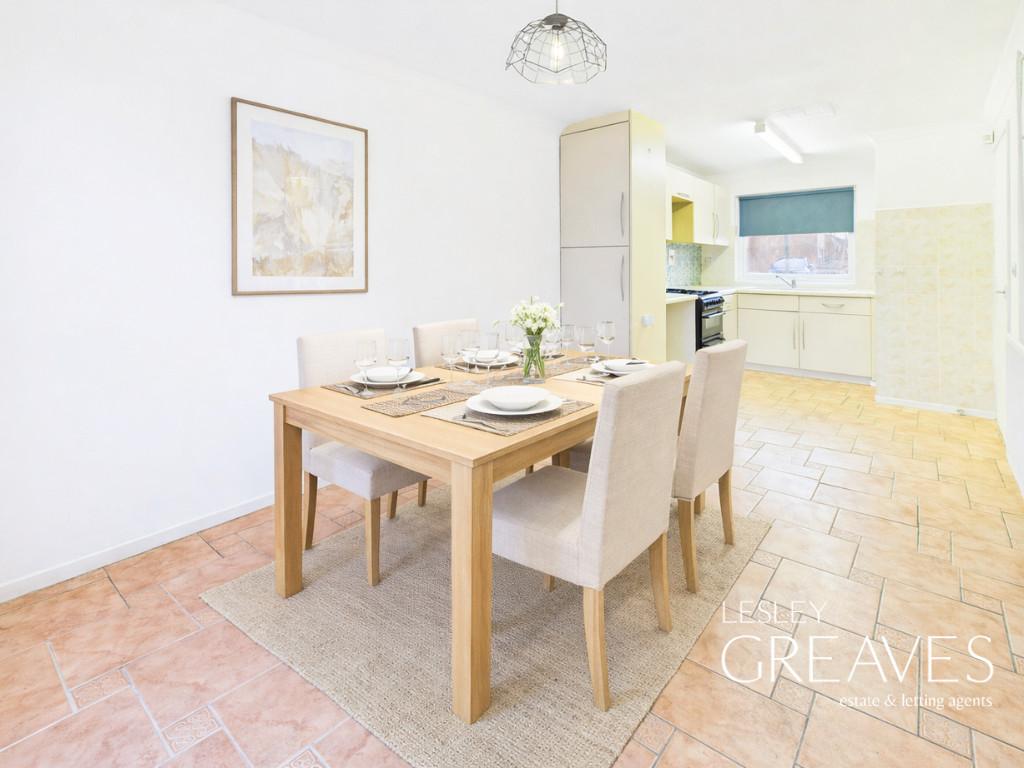 Kitchen/Diner Virtually Staged
