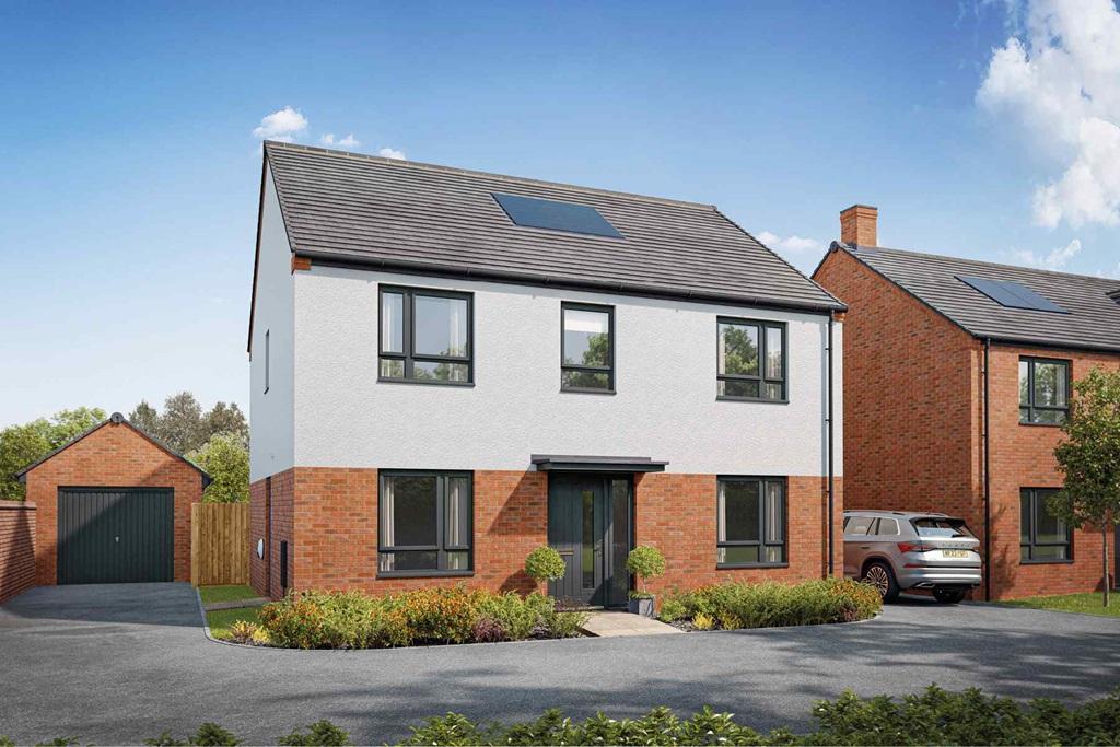 Artist's impression of a typical Rightford home