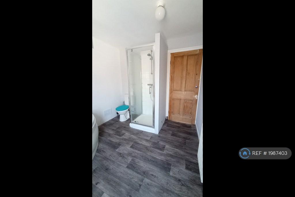 Bathroom- Toilet, Sink, Corner Bath And Shower