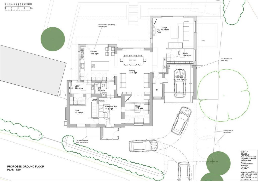 Proposed Ground Floor Plan Gooseberry Farm