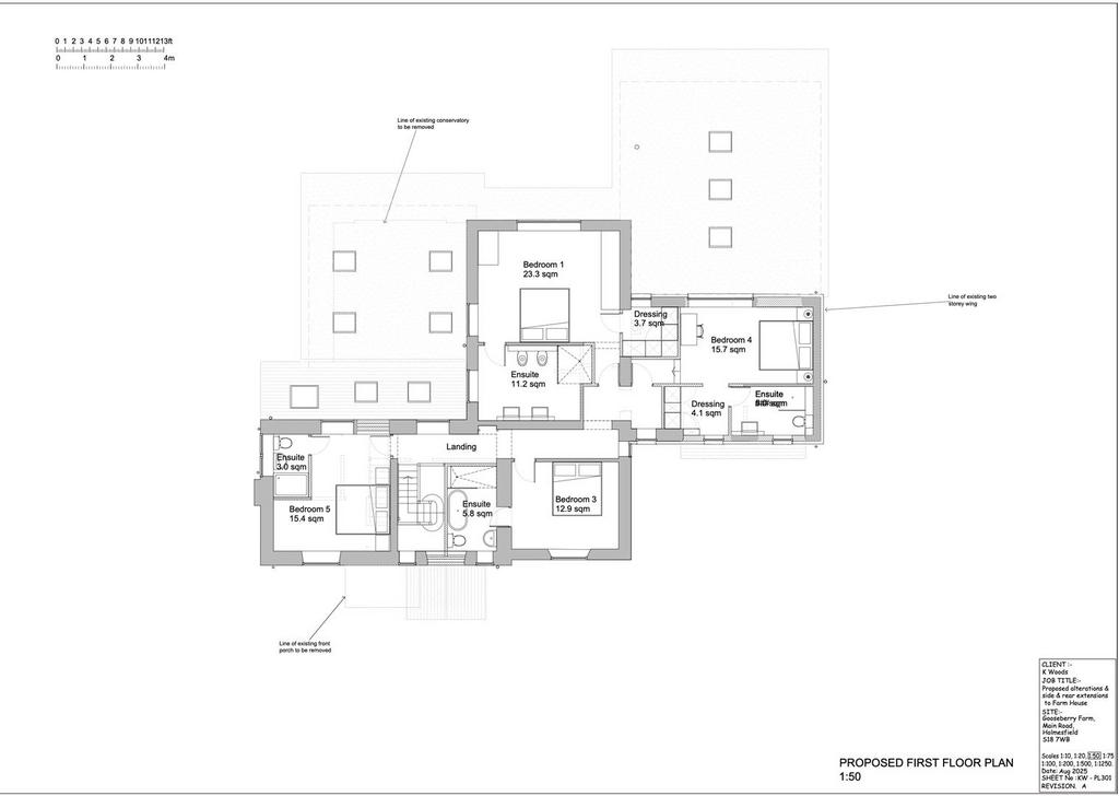 Proposed First Floor Plan Gooseberry Farm