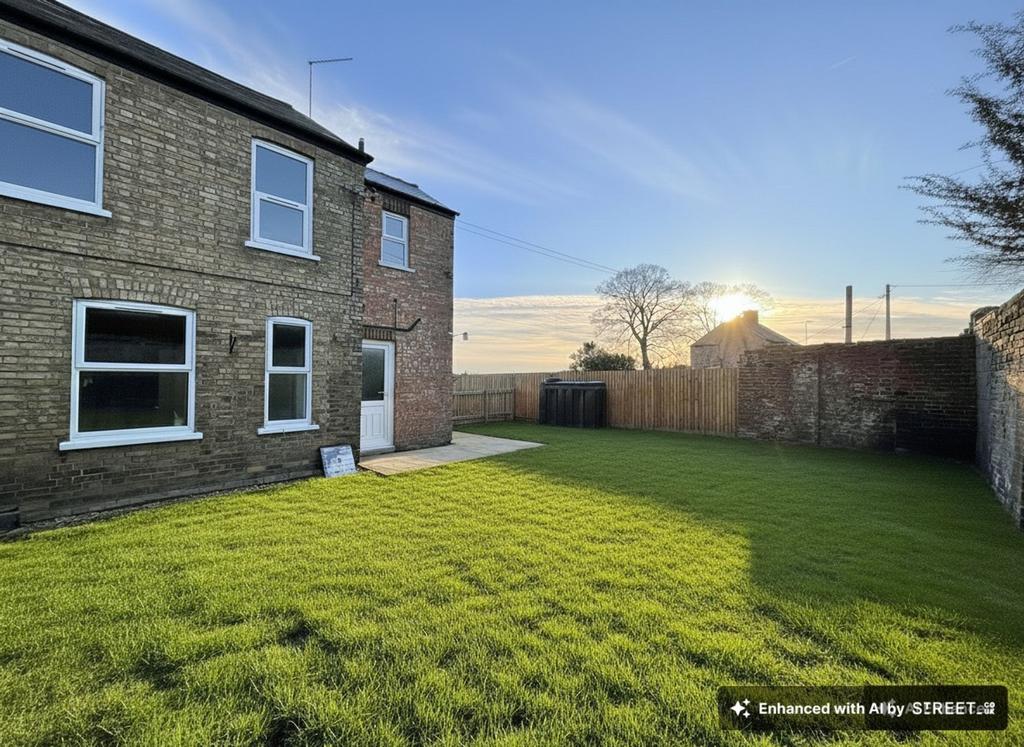 Rear garden