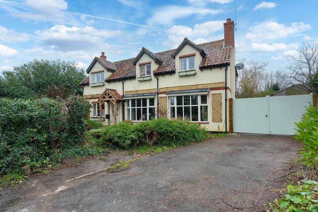 This striking exterior highlights the property’s s