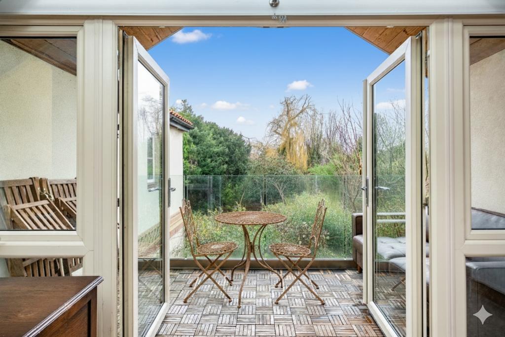Imagine morning coffee on the balcony overlooking