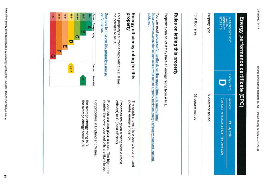 EPC Certificate