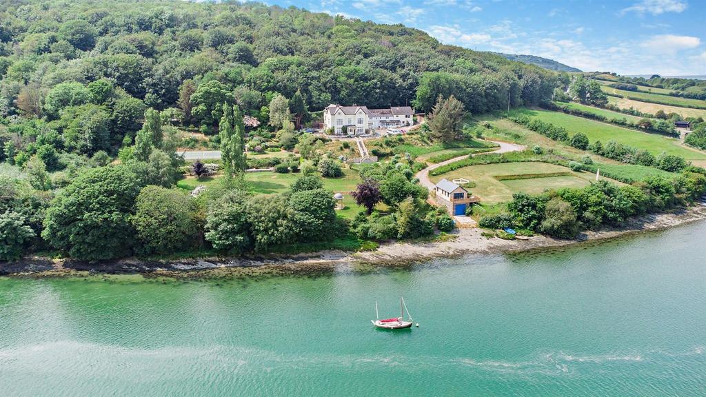 Views of river and estate