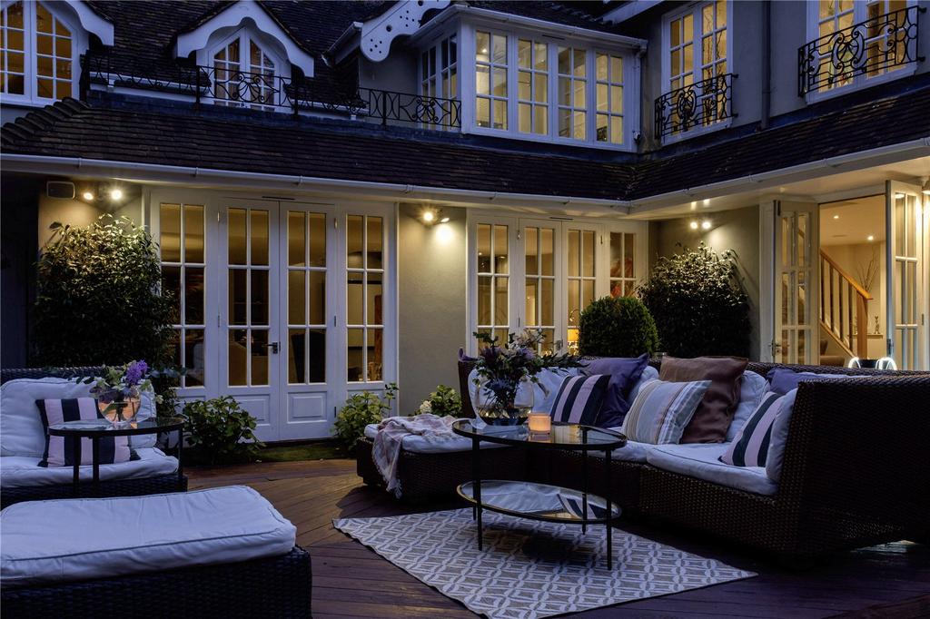 Dusk Image Patio