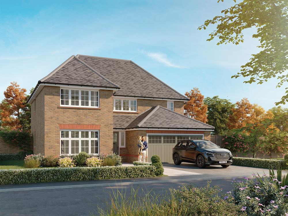External CGI in brick of the Sunningdale, a 4...