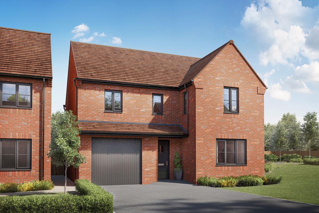 Exterior CGI view of our 4 bed Hale home