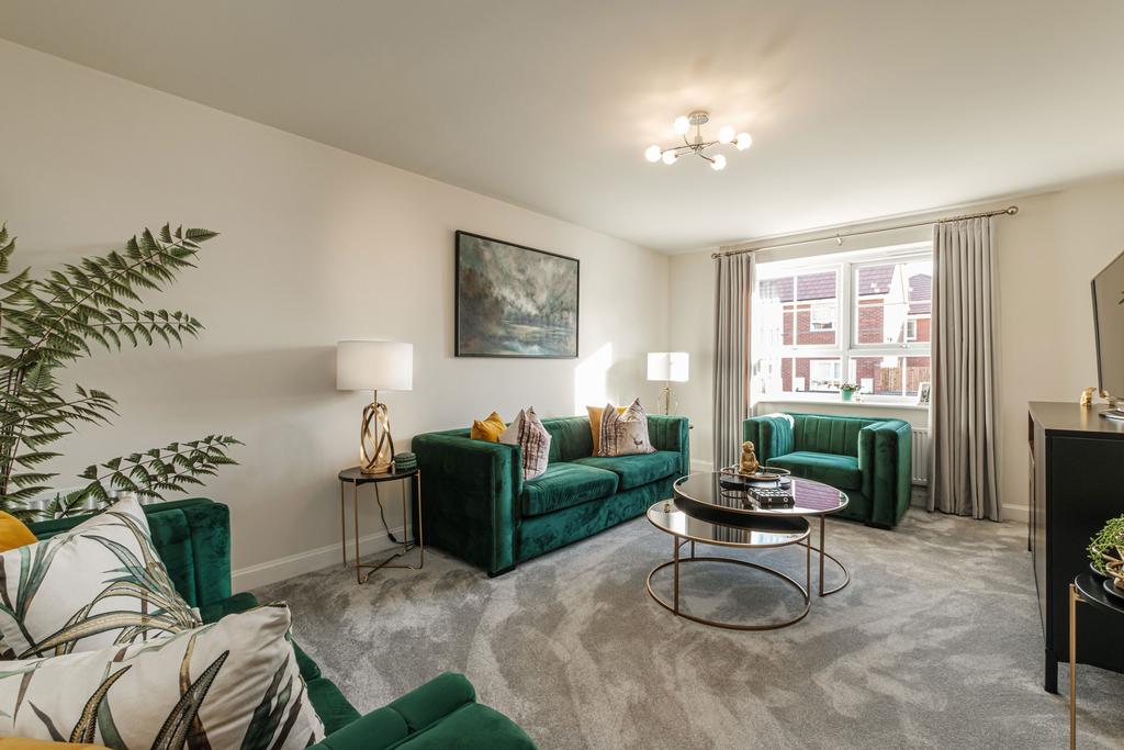 Interior view of lounge in our Hale 4 bedroom home