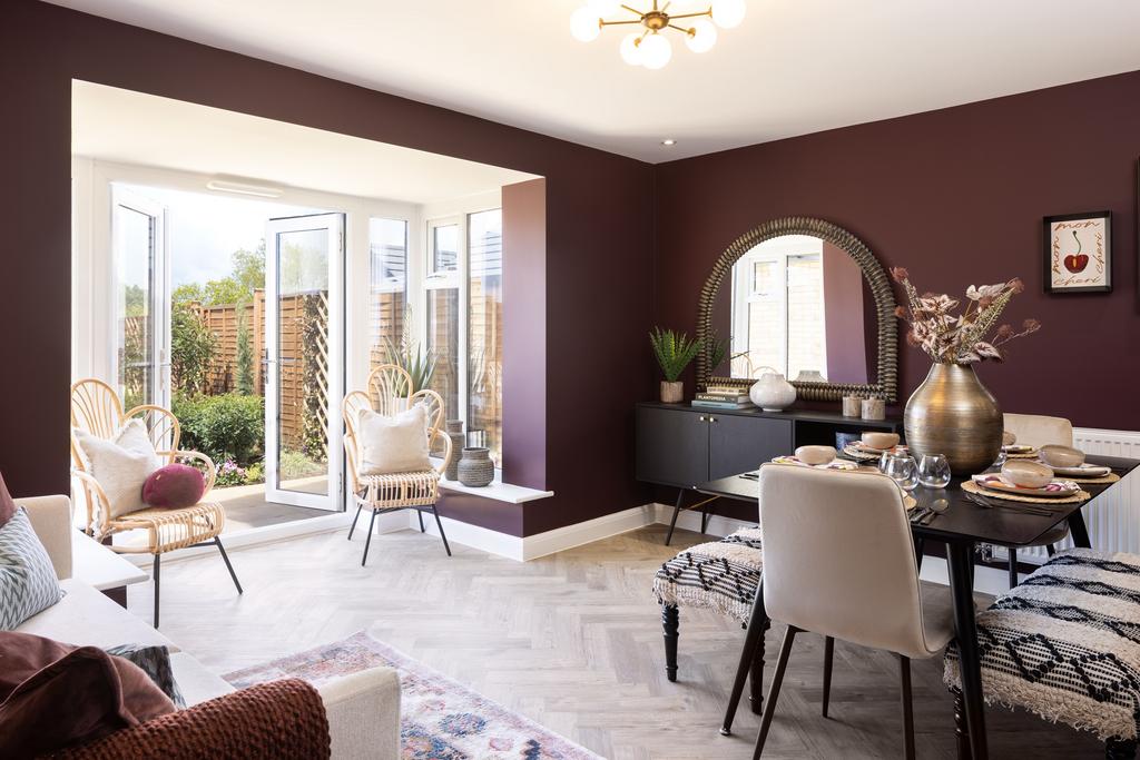 Kitchen with dining area in the Rockley 3...