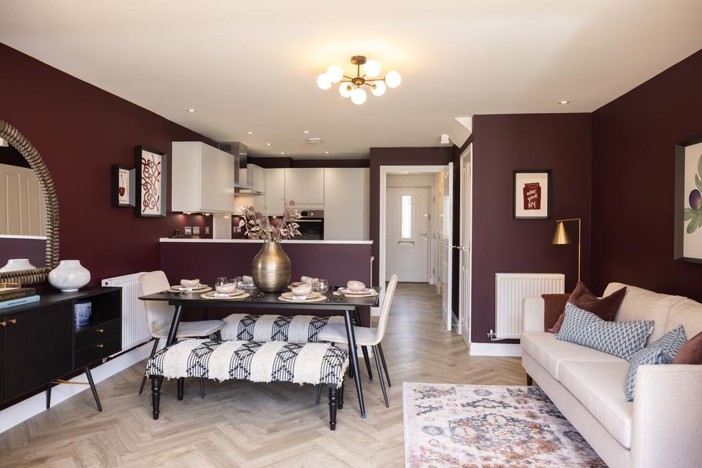 Kitchen with dining area in the Rockley 3...