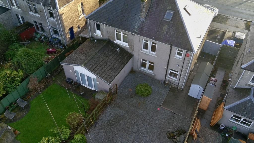 Aerial back Garden