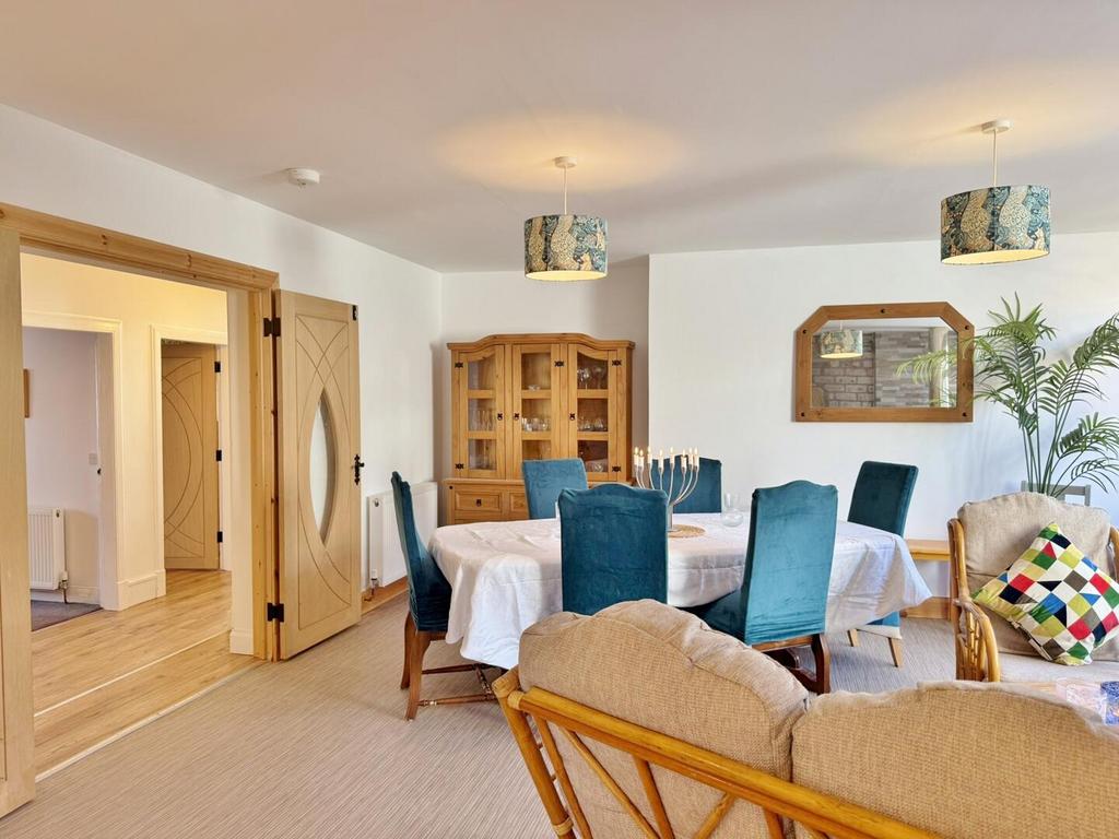 Dining area to hallway from kitchen
