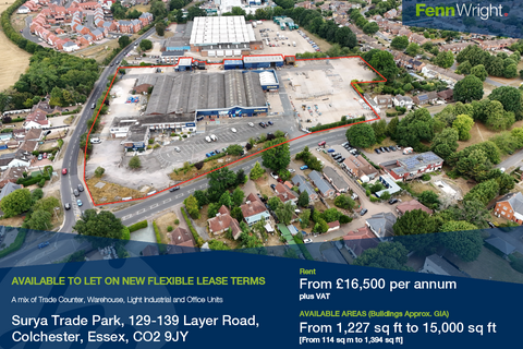 Warehouse to rent, 129-139 Layer Road Colchester CO2 9JY