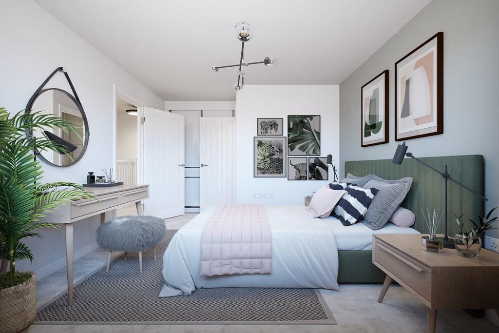 Handy ensuite to bedroom 1, away from the family