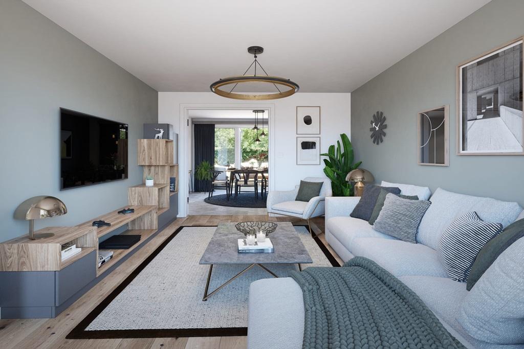 Benefit from views into the rear garden from...