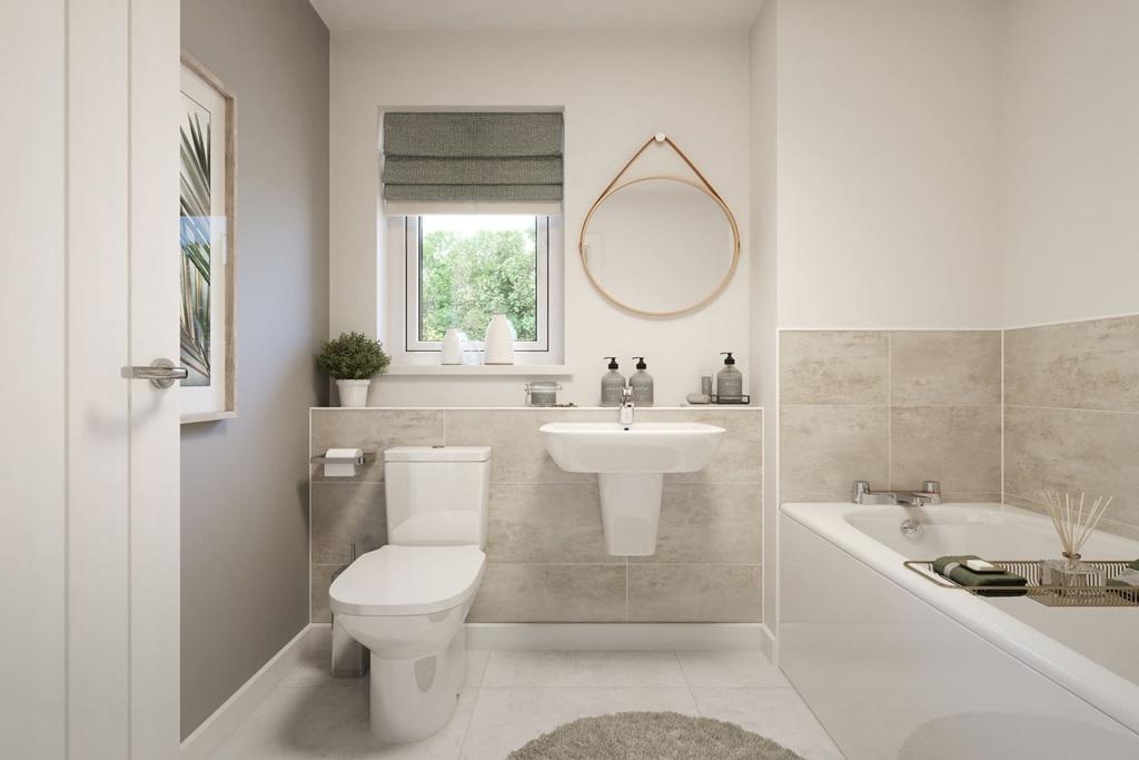 Energy efficient family bathroom