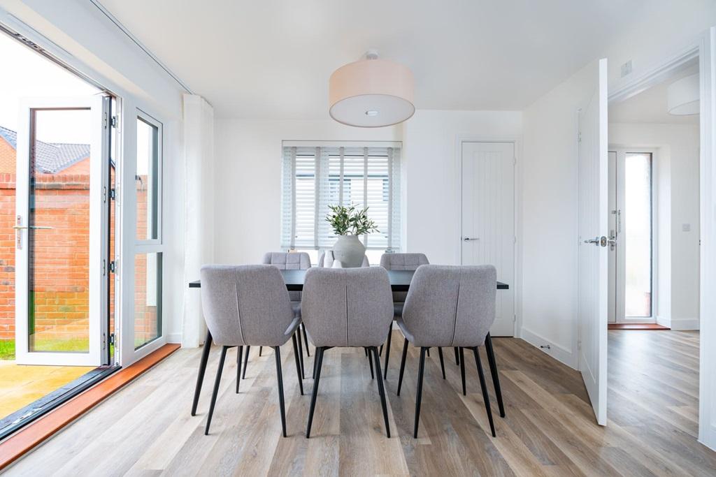A space for family mealtimes and entertaining...