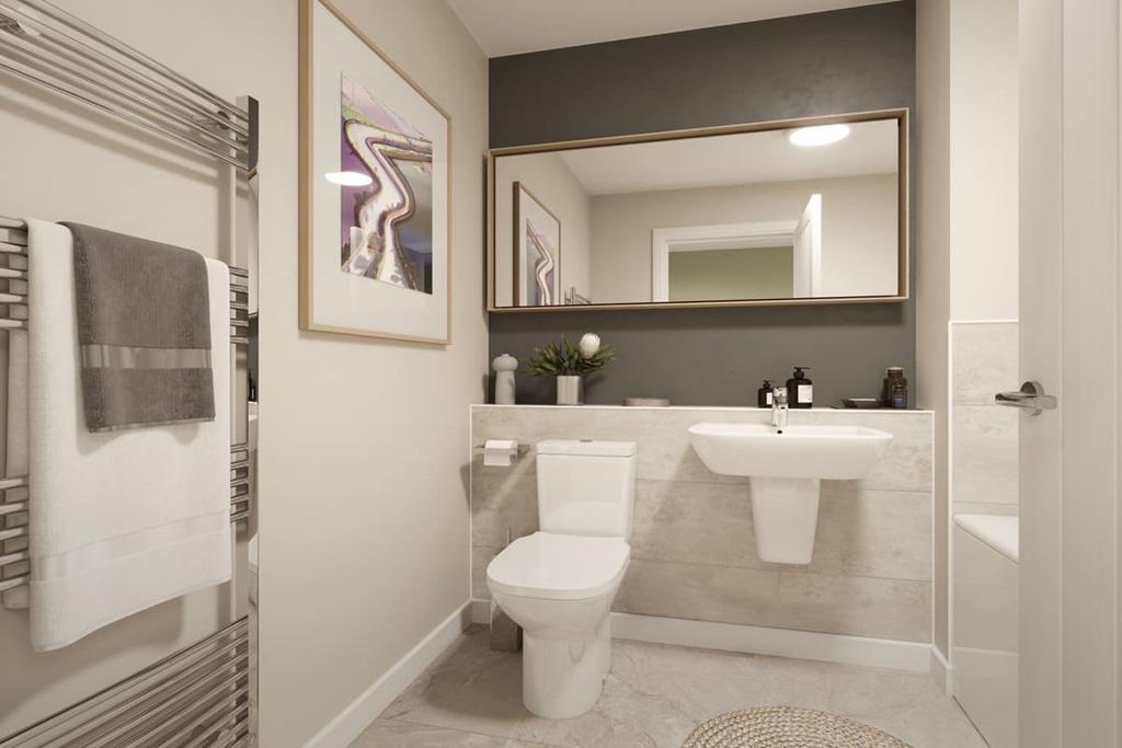 Energy efficient family bathroom