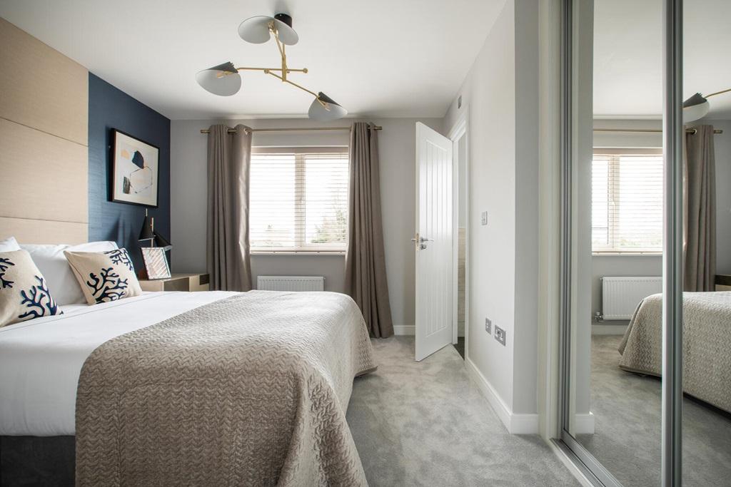 There's space for fitted wardrobes in the main...