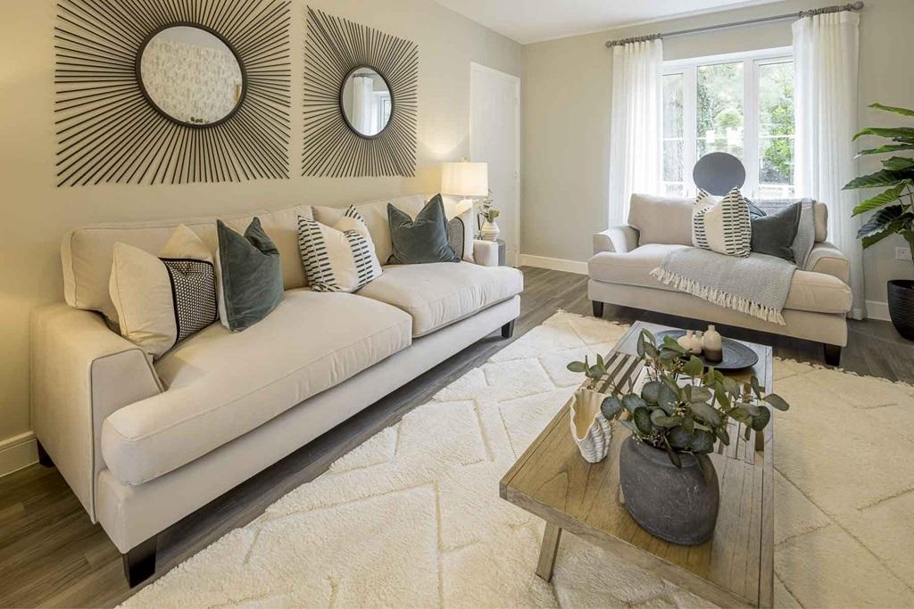 Large open plan lounge, plenty of room for...