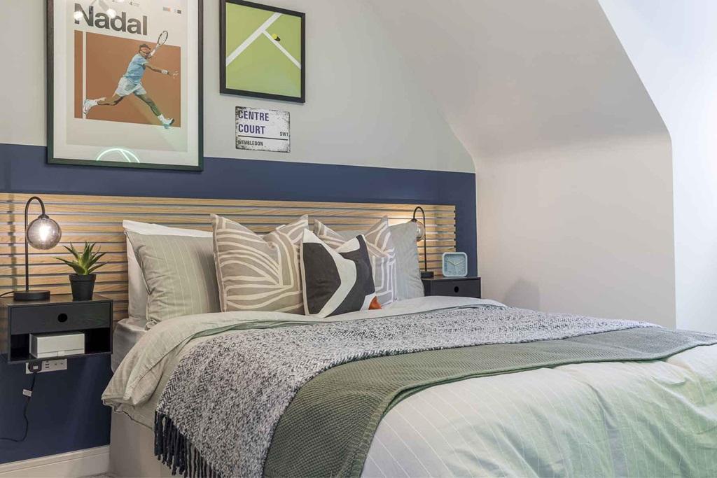 Double room with plenty of space