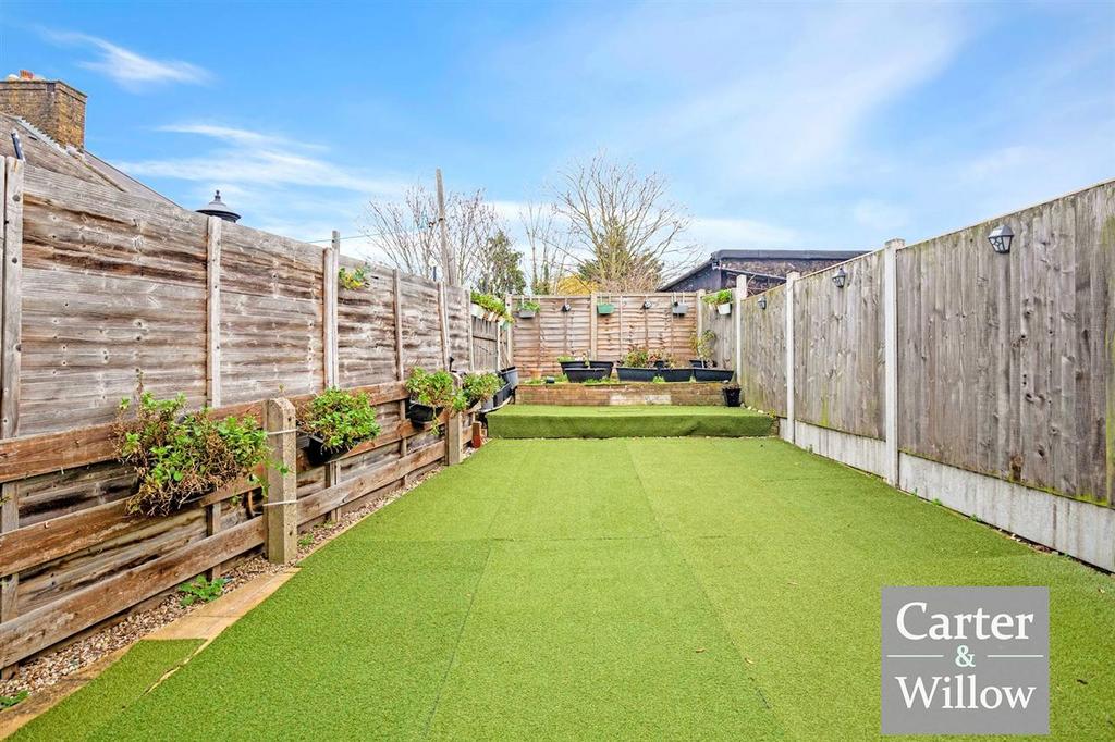 Private rear garden