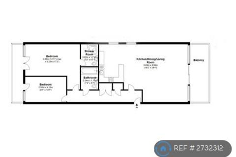 2 bedroom flat to rent, Western Gateway, London, E16