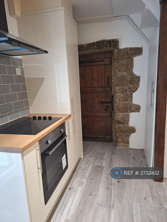 Electric Cooker And Traditional Barn Door