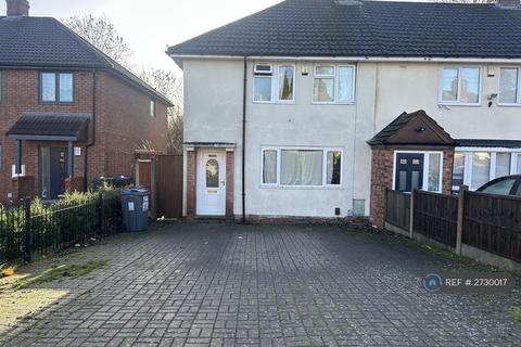 3 bedroom end of terrace house to rent, Burnel Road, Birmingham, B29