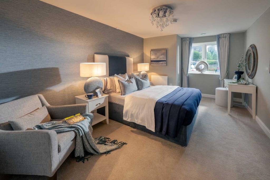 Show home master bedroom
