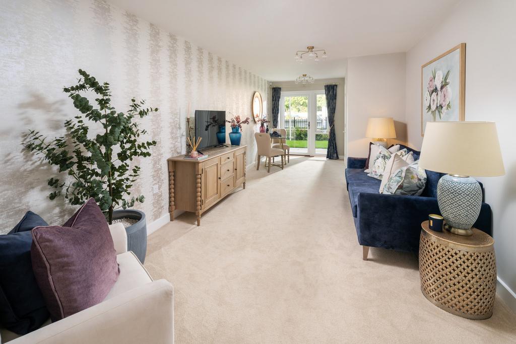 Show home living room