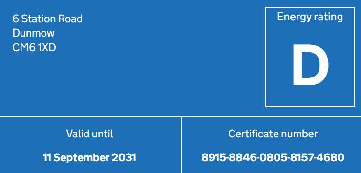 EPC Certificate