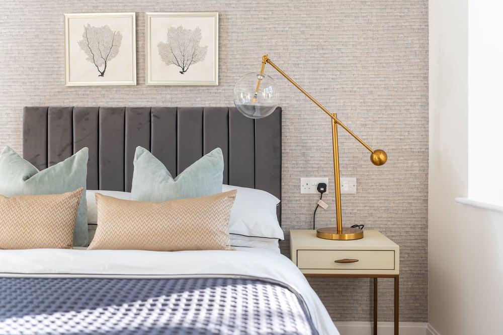 Show home master bedroom