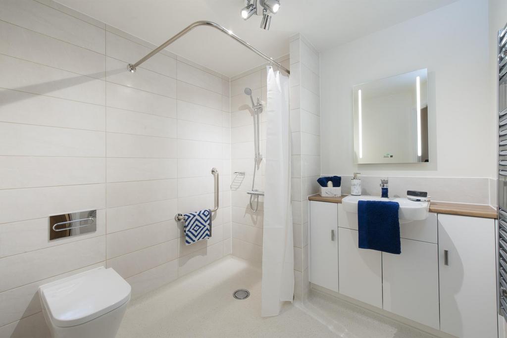 Typical shower room