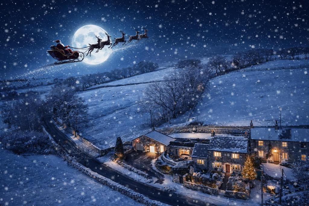 Santa’s sleigh over snowy countryside.png