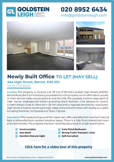 Office to rent, 44 High St Barnet EN5 5SJ