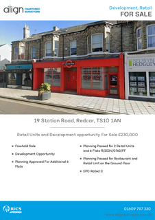 Retail property (high street) for sale, 19 Station Redcar TS10 1AN